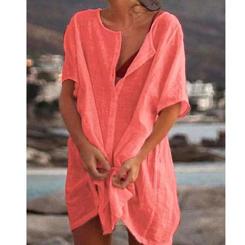 Women's Cotton Linen Blouse